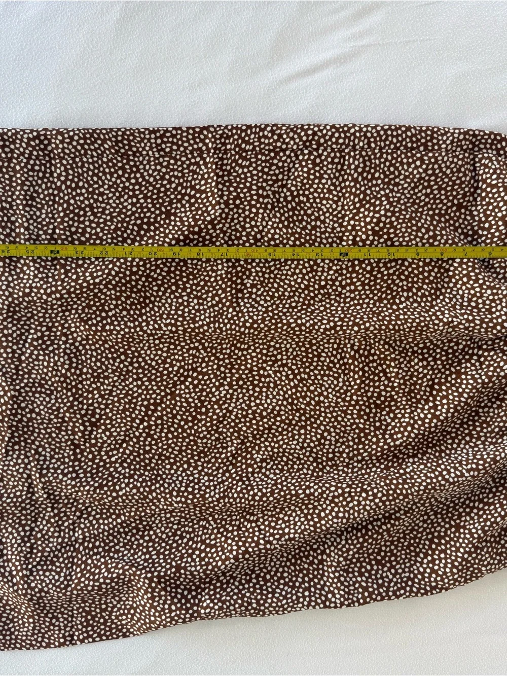 J. Crew Brown Polka Dot Midi Skirt - size M
